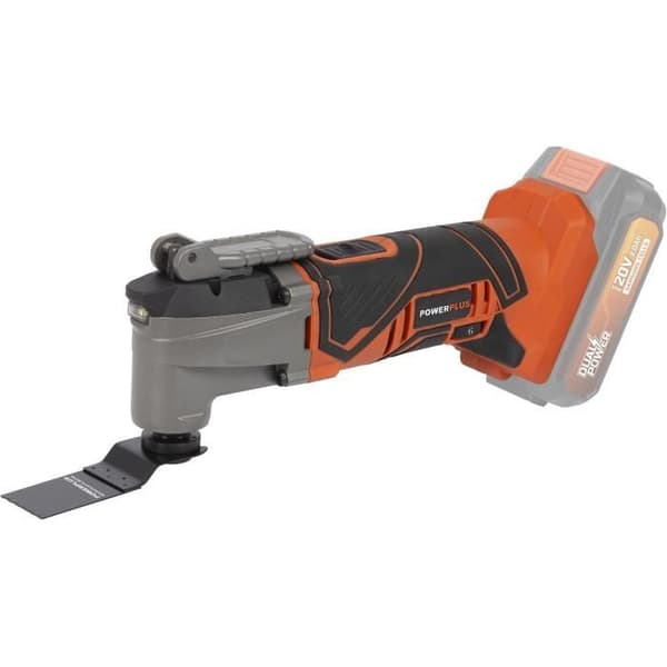 20V trådlös oscillerande multifunktionsverktyg + 5 Dual Power POWDP4060 Tillbehör - Levereras utan batteri eller laddare