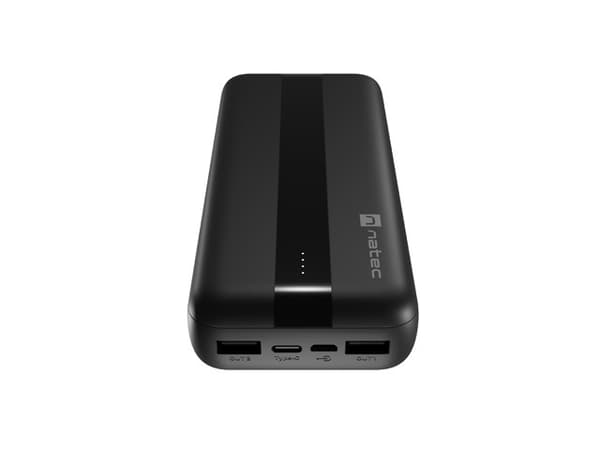 NATEC TREVI POWERBANK 20000MAH 2X USB-A + 1X USB-C BLACK