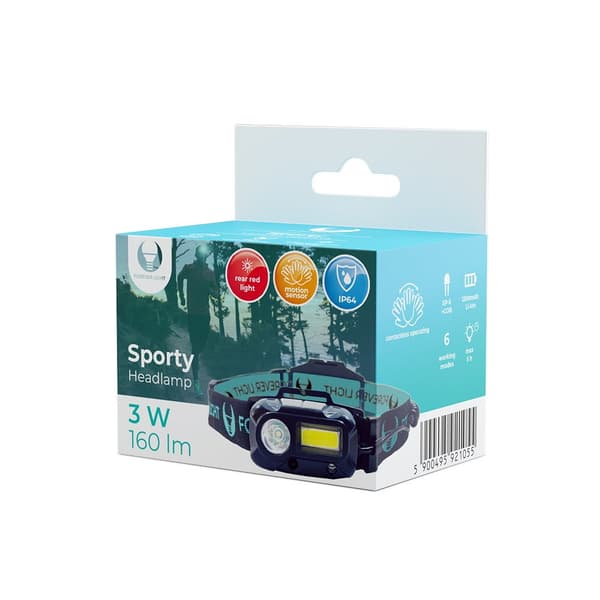 Forever Light XP-E LED Headlamp 3W / 160lm / 1200mAh