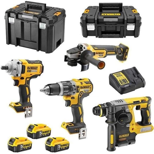 Pack 4 verktyg DEWALT DCK428P3T 18V Li-Ion (3x5Ah)