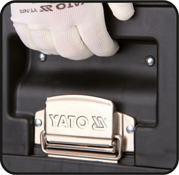 Yato YT-09107 små dele/værktøjskasse Metal Sort, Rød