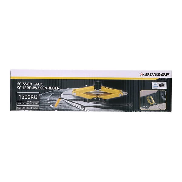Dunlop Domkraft 99265 1500kg Guld