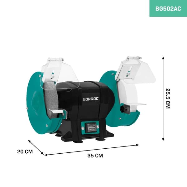 VONROC Slibemaskine - 250W | knivsliber - bordsliber | Ø150mm