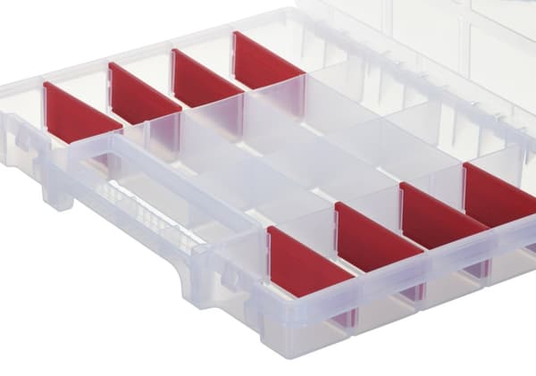 Skrzynia narzędziowa med 3 organisatorer Stack n Roll