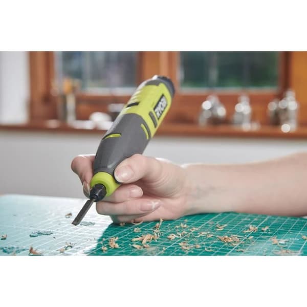 Träklippa 4V - RYOBI - RPC4-120G - 14 000 cp/min - USB-C - Batteri 2,0 Ah - 3 st chisel