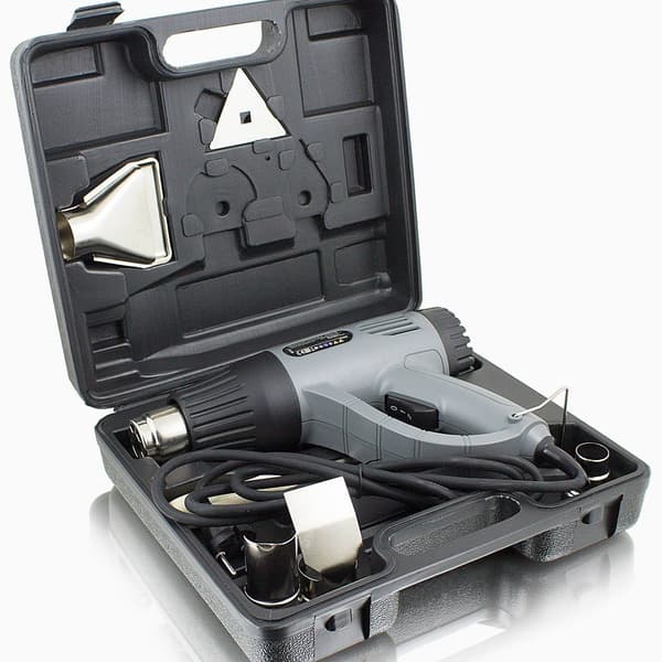 Elektrisk varmepistol 2000W 4 dyser 2 gear + tilbehør BITUXX 600°C