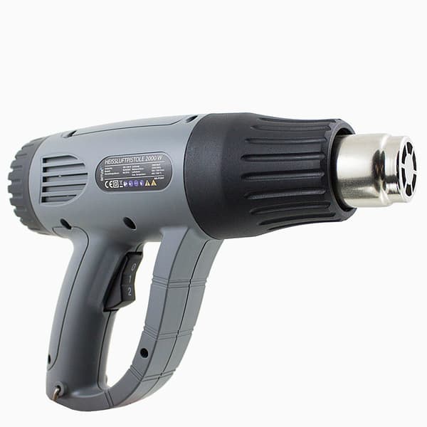 Elektrisk varmepistol 2000W 4 dyser 2 gear + tilbehør BITUXX 600°C