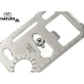 Miniatyrbild 3 av 4: MAVURA Multitool »MAVURATools VERKTYGSKORT 14 i 1 multifunktionskort verktygskort med flera fickor i rostfritt stål multifunktionskort