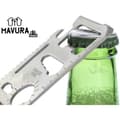 Miniatyrbild 4 av 4: MAVURA Multitool »MAVURATools VERKTYGSKORT 14 i 1 multifunktionskort verktygskort med flera fickor i rostfritt stål multifunktionskort