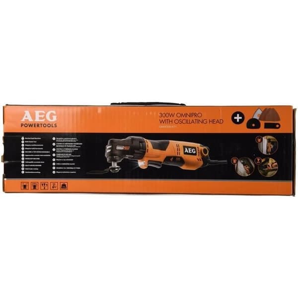 AEG PowerTools Multitool 300 WATT + blad & tillbehör