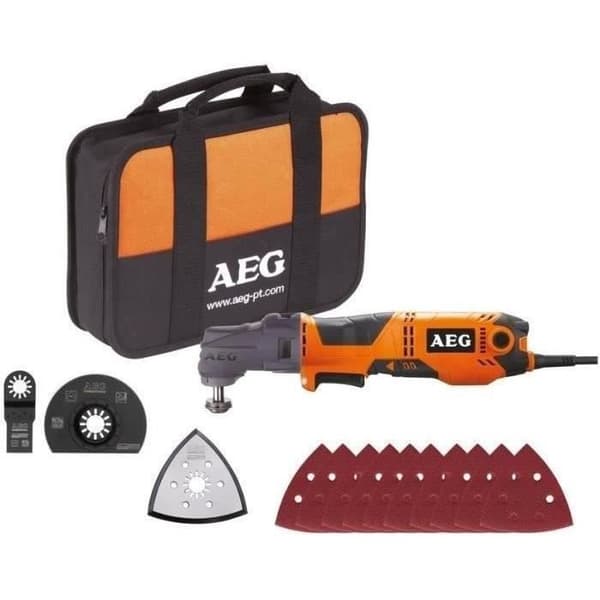 AEG PowerTools Multitool 300 WATT + blad & tillbehör