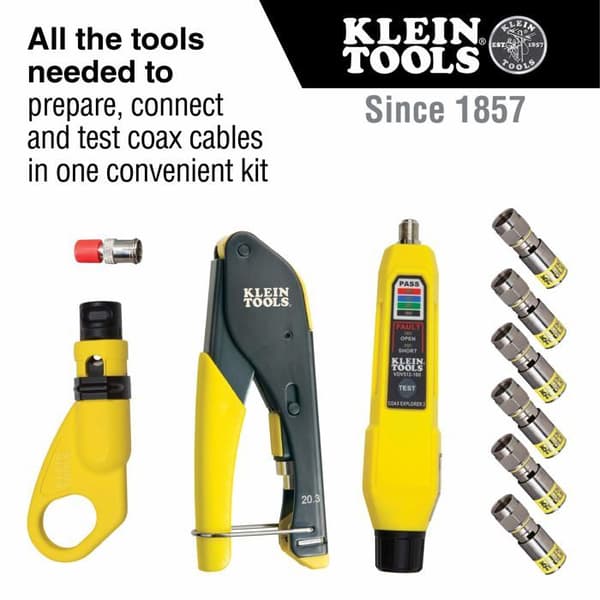 Klein tools multi-tool - VDV002-818 - Coax installations- och testsats av