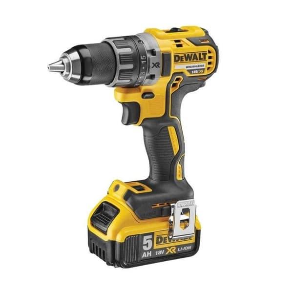 Pack med 3 verktyg 18V (DCF887 + DCD796 + DCG405) + 2 batterier 5Ah + laddare + TSTAK-väska - DEWALT - DCK384P2T-QW