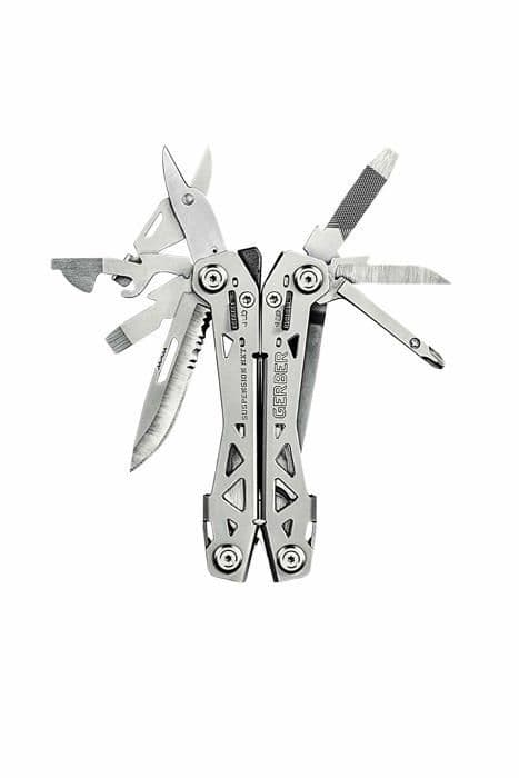 Gerber - 1027871 - Multiverktyg med fickklämma, 15 funktioner, NXT-upphängning, svart, 31-003683