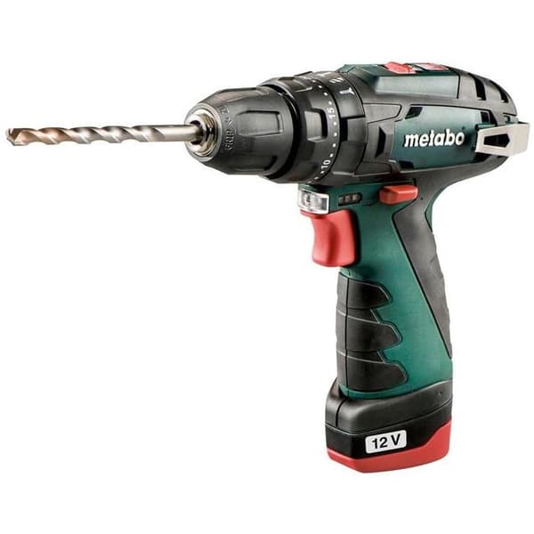 Sladdlös slagborrskruvmejsel - Metabo - 600385500 - 10,8 V - 2 Ah - 2 batterier