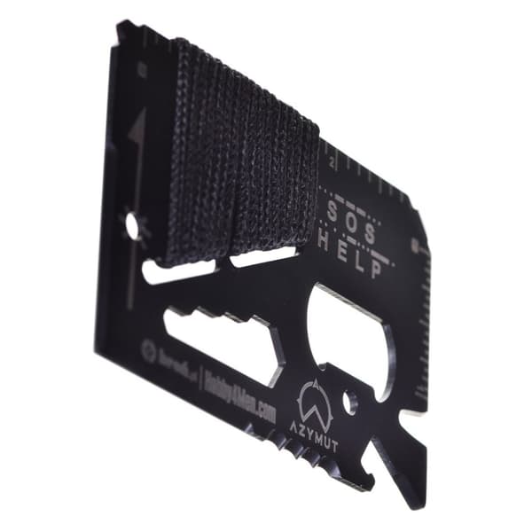 Monitoimityökalu AZYMUT TOOL CARD monitoimikortti - 13 työkalua + kotelo 85/53 mm (H-O200930TC)