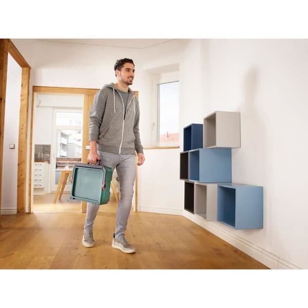 Systembox Bosch stapelbar förvaringsbox 324 X 390 X 122 - Grön - Vanlig
