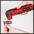 Miniatyrbild 3 av 5: Einhell Multifunktionsverktyg TC-MG 250 CE (250 W, hastighet 22 000 till 40 000 svängningar/min) Levereras med tillbehör