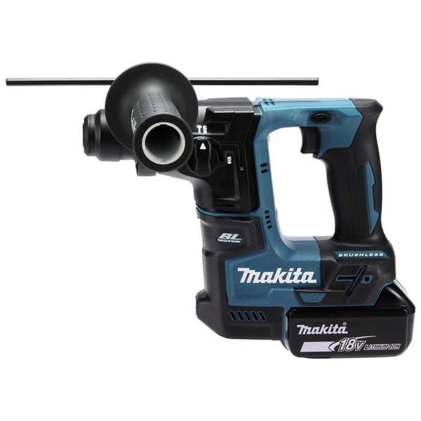 Makita SDS-Plus-Borghammare utan sladd 18 V 2 Ah Li-Ion + 2 batterier, + väska
