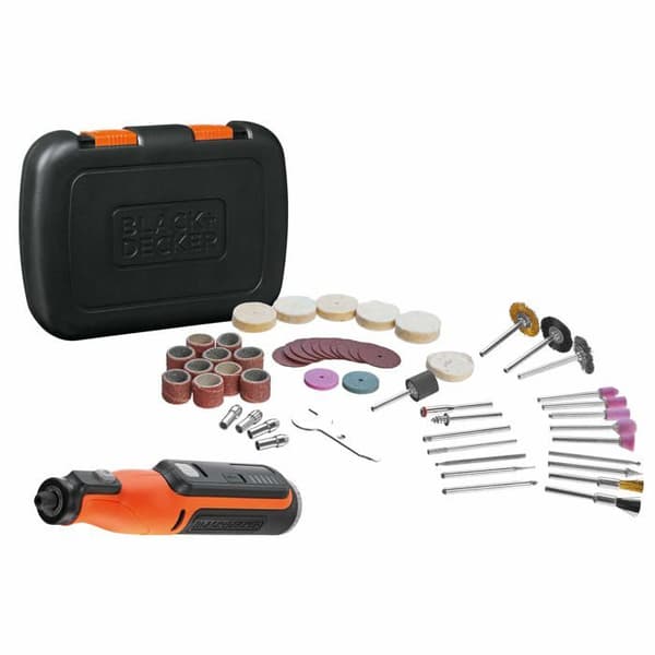 BCRT8IK-XJ 7,2 V BLACK and DECKER batteridrivet roterande multiverktyg - 53 tillbehör - 84410