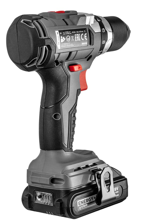Børsteløs akku boremaskine Energy+ 18V, Li-Ion, 13 mm, uden batteri