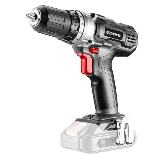 Energy+ 18V Li-Ion batteridrevet boremaskine, 13 mm selvstrammende chuck, uden batteri