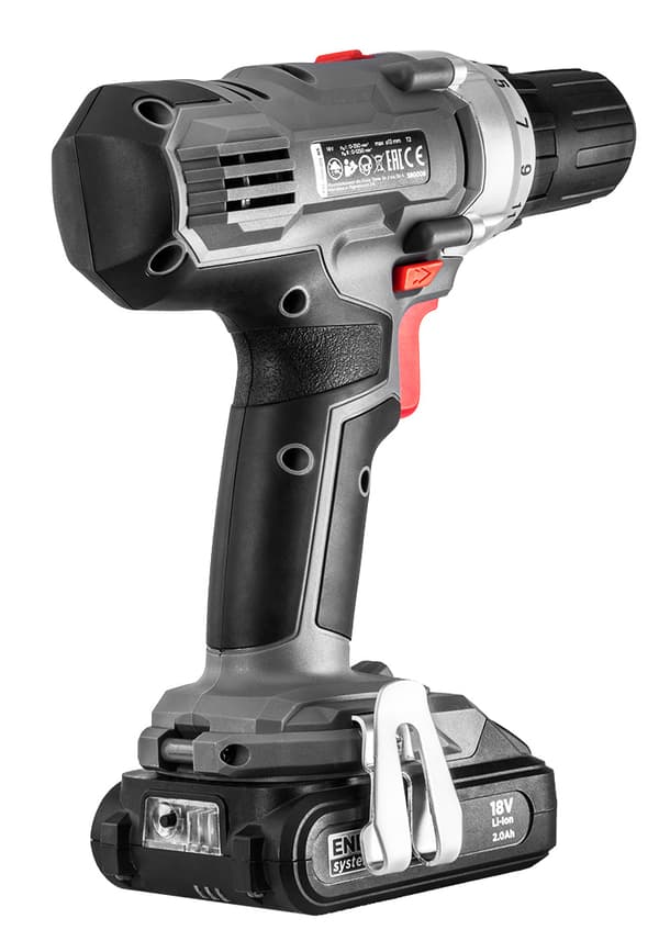Energy+ 18V Li-Ion batteridrevet boremaskine, 13 mm selvstrammende chuck, uden batteri