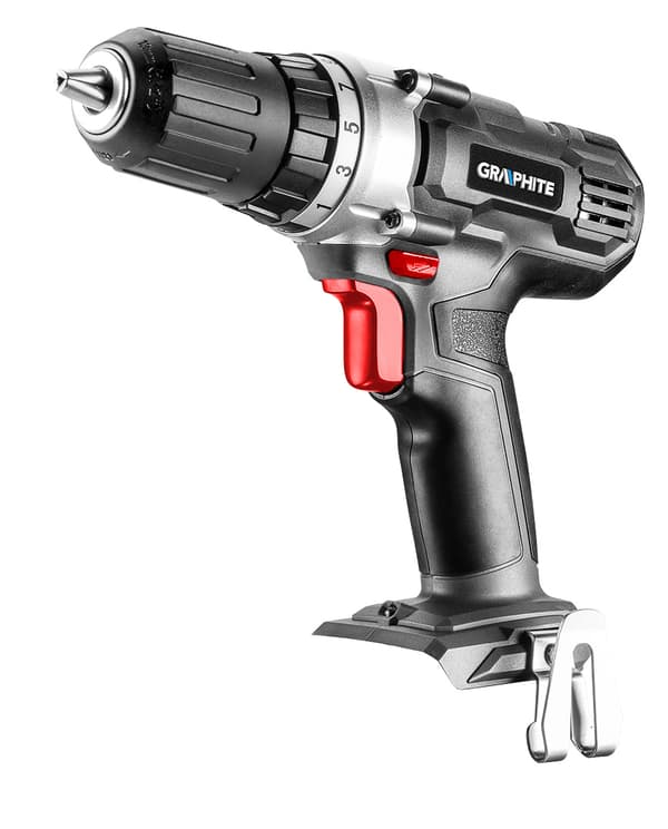 Energy+ 18V Li-Ion batteridrevet boremaskine, 13 mm selvstrammende chuck, uden batteri