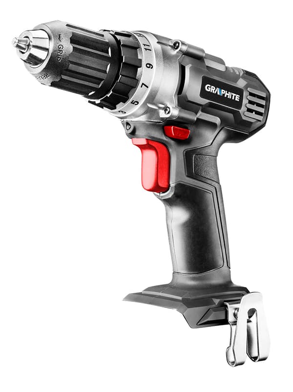 Energy+ 18V Li-Ion batteridrevet boremaskine, 10 mm selvstrammende chuck, uden batteri