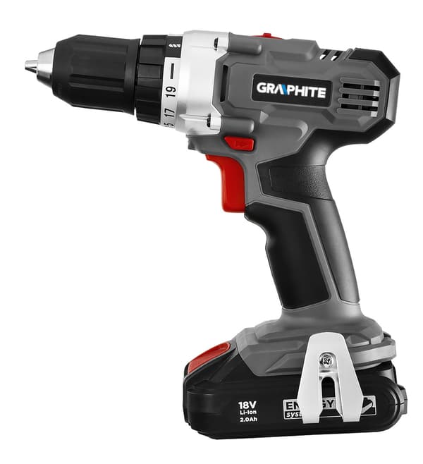 Energy+ 18V Li-Ion batteridrevet boremaskine, 10 mm selvstrammende chuck, uden batteri