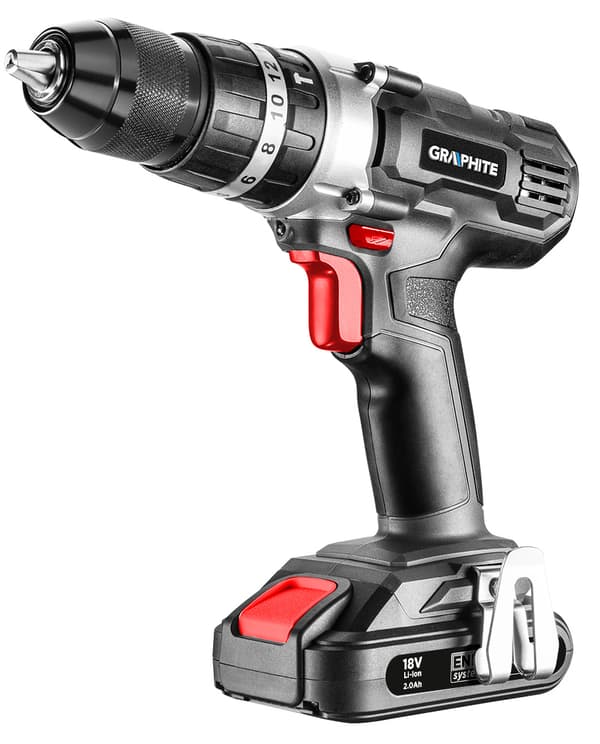 Akku borehammer Energy+ 18V, Li-Ion, 13 mm borepatron, uden batteri