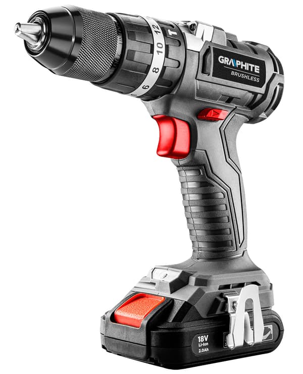 Børsteløs akku borehammer Energy+ 18V, Li-Ion, 13 mm, uden batteri