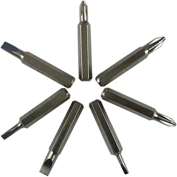 8 i 1 skruvmejsel Pen Mini Gadgets multifunktionella verktyg för precisionsreparation Skruvmejsel kit (Svart)