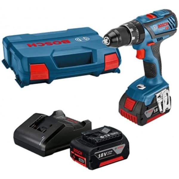Slagborrmaskin - BOSCH PROFESSIONAL - GSB 18V 28 - 18 V - 3.0 Ah - 2 batterier ingår