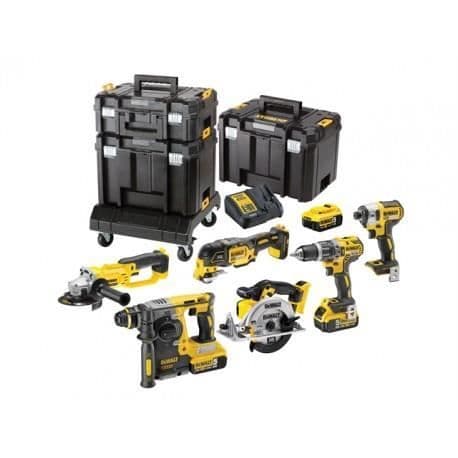 Pack 6 verktyg DEWALT DCK654P3T XR 18V Li-Ion (3x5,0Ah) i TSTAK