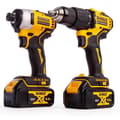 Miniatyrbild 2 av 2: Paket med 2 18V verktyg (DCD709/DCF809) + 2 4 Ah batterier + laddare + låda DT70708 T-STAK - DEWALT - DCK2062M2T