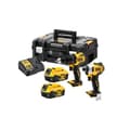 Miniatyrbild 1 av 2: Paket med 2 18V verktyg (DCD709/DCF809) + 2 4 Ah batterier + laddare + låda DT70708 T-STAK - DEWALT - DCK2062M2T