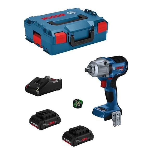 Slagskruvdragare - BOSCH - GDS 18V-450 PC - 2 x 4,0 Ah ProCORE - Trådlös - 450 Nm vridmoment