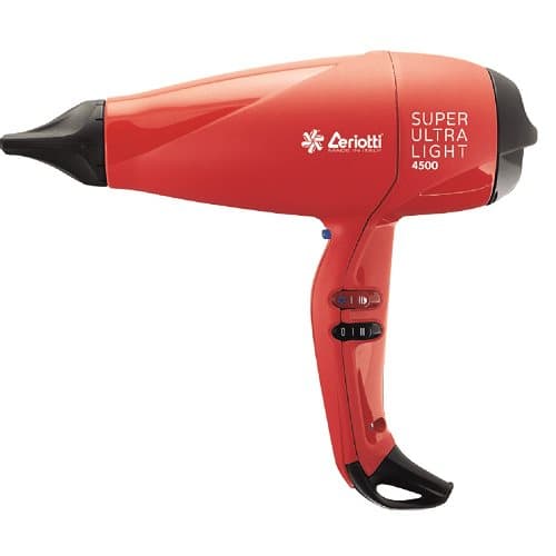 Ceriotti SUPER ULTRA LIGHT 4500 RØD 2500 W 460g tørretumbler