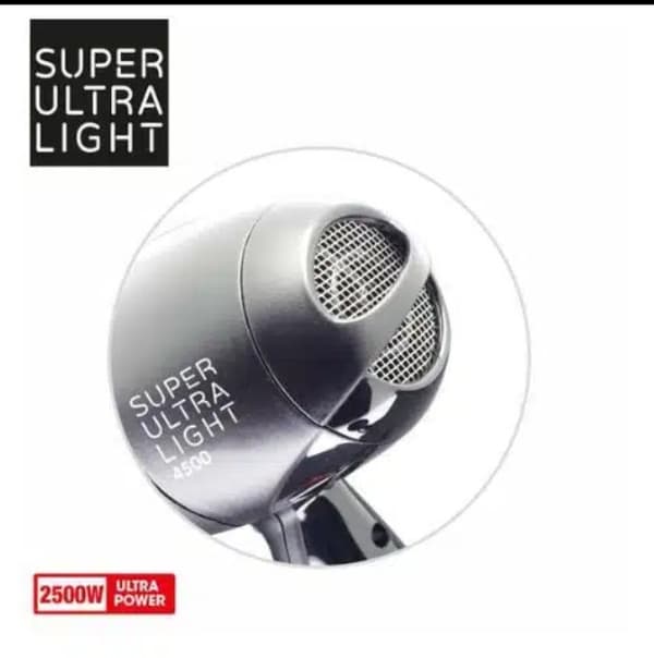 Ceriotti SUPER ULTRA LIGHT 4500 SVART 2500 W 460g torktumlare