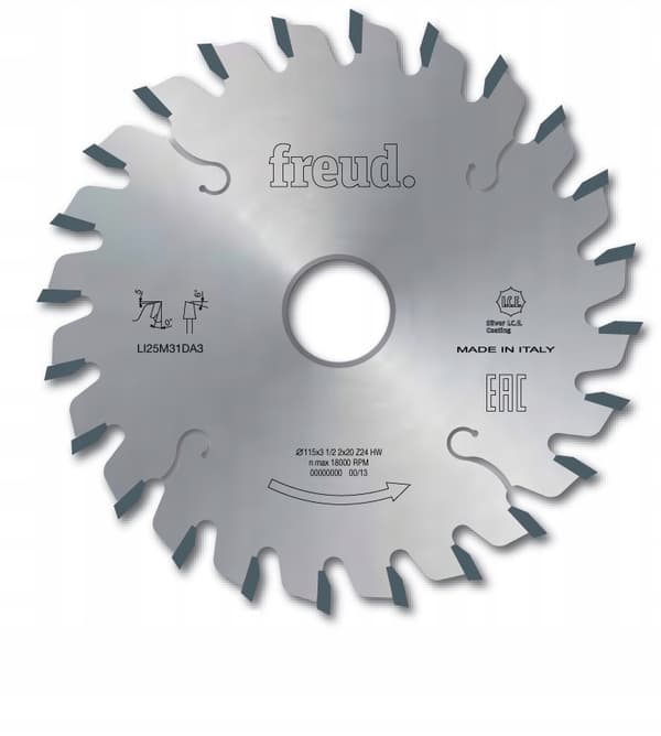 FREUD Trapezformet forridsesav 120x22x24Z / 3,1 - 4,3 mm
