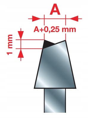 FREUD Trapezformet forridsesav 120x20x24Z / 2,8 - 4,0 mm