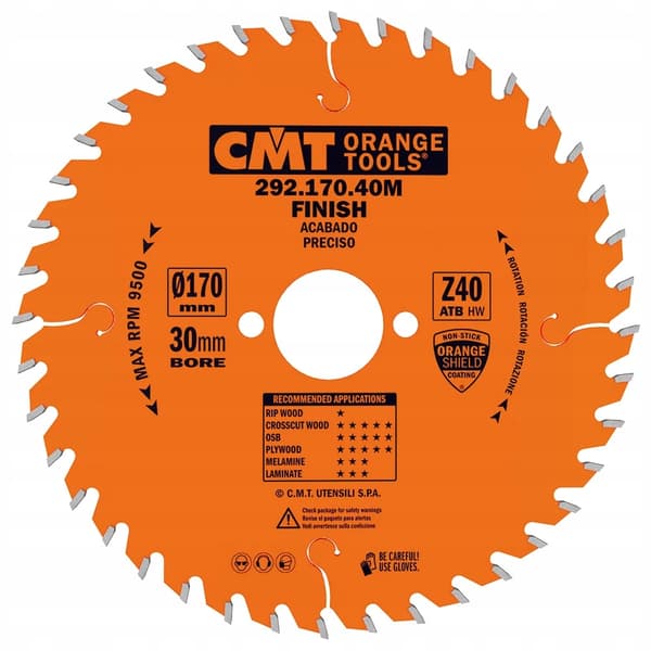 CMT Puusaha 170x30x40Z / poikkileikkaus