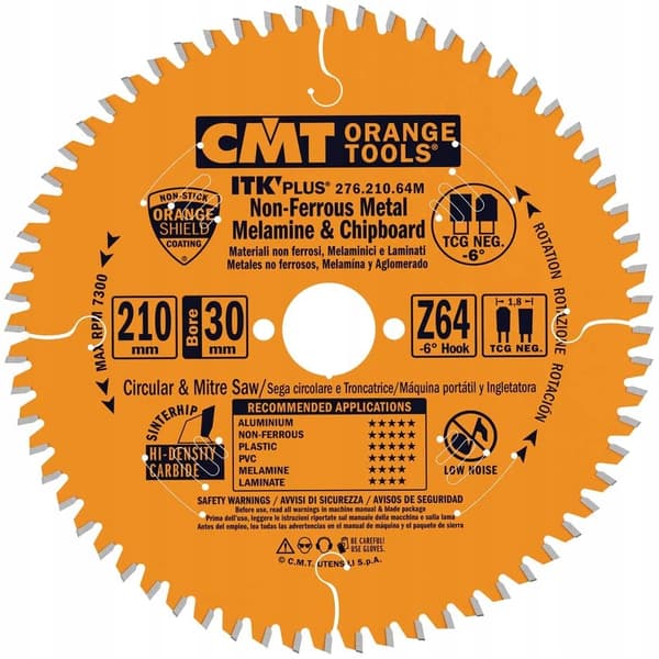 CMT Sav 210x30x64Z / Kompositplade / Plade / HPL