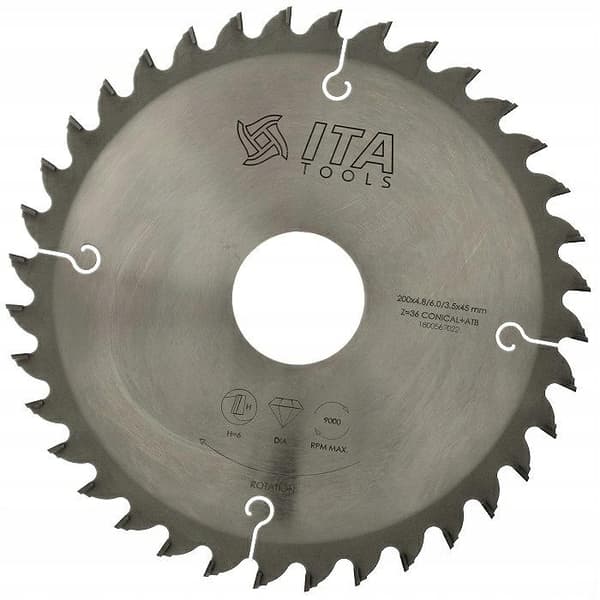 DIAMOND trapezformet forridsesav 200x45x36Z/ HOLZMA