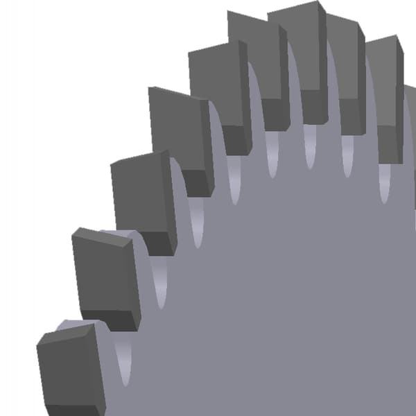 Globus Træsav 250x30x72Z/ Krydssnit