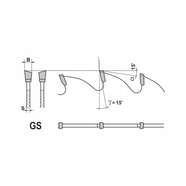 GLOBUS Træsav 160x20x42Z / dyksav
