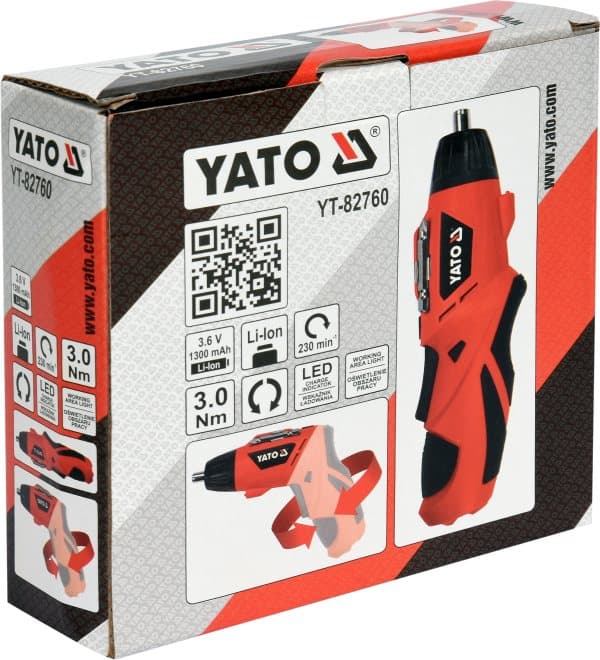 YATO AKKU-SKRUETRÆKKER 3,6V 1,3AH