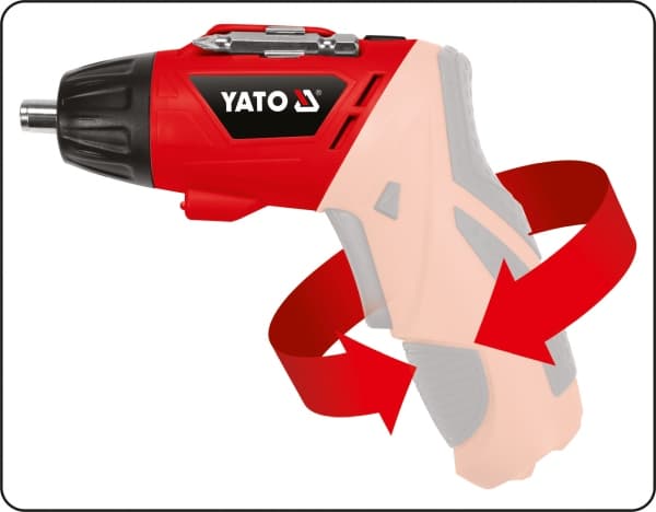 YATO AKKU-SKRUETRÆKKER 3,6V 1,3AH