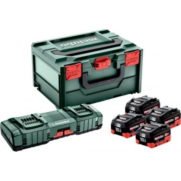 Metabo basset - 4x LiHD 10Ah - ASC 145 DUO - metaBOX 685143000